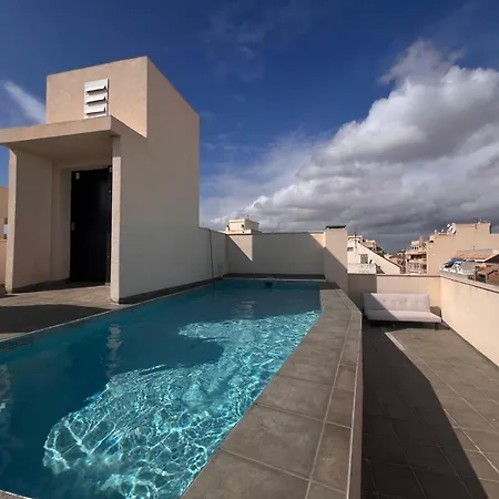 Boho With Rooftop Pool Appartement Torrevieja