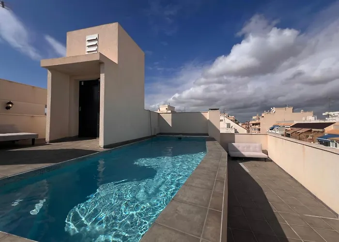 Boho With Rooftop Pool Lejlighed Torrevieja